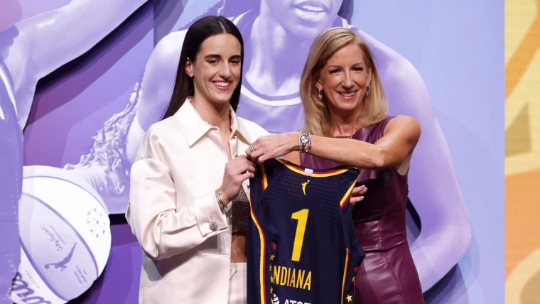 The WNBA draft happened, and some exciting players got picked by different teams! Caitlin Clark, a superstar from the University of Iowa, was chosen first by the Indiana Fever.