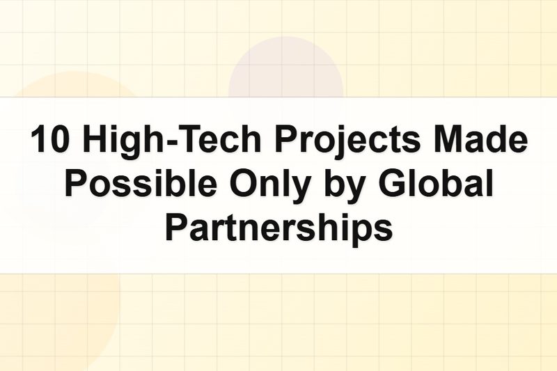 10 High-Tech Projects Made Possible Only by Global Partnerships